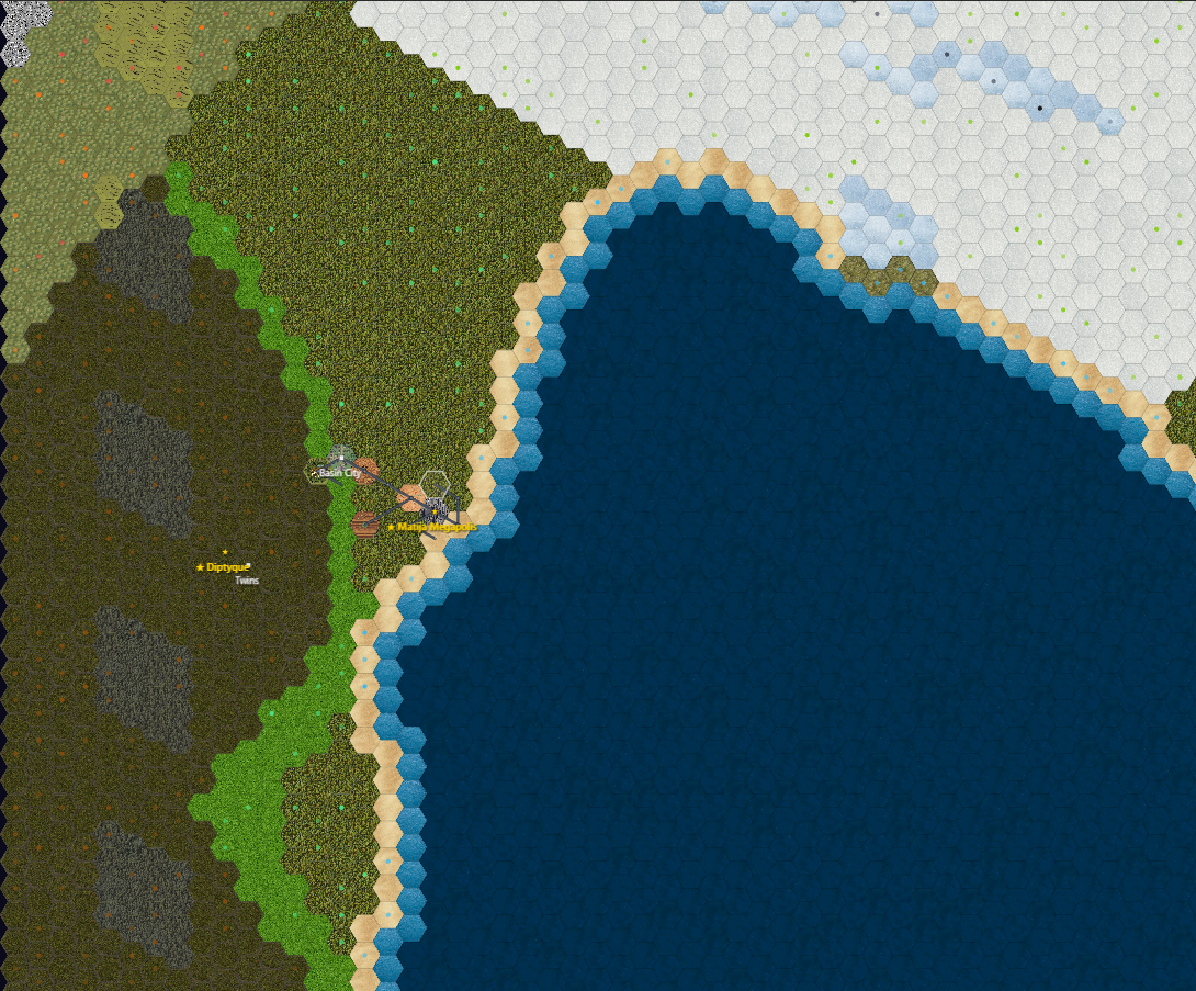 Close-up of Matija Megalopolis on the current live terrain map in Roleplay Nations 2
